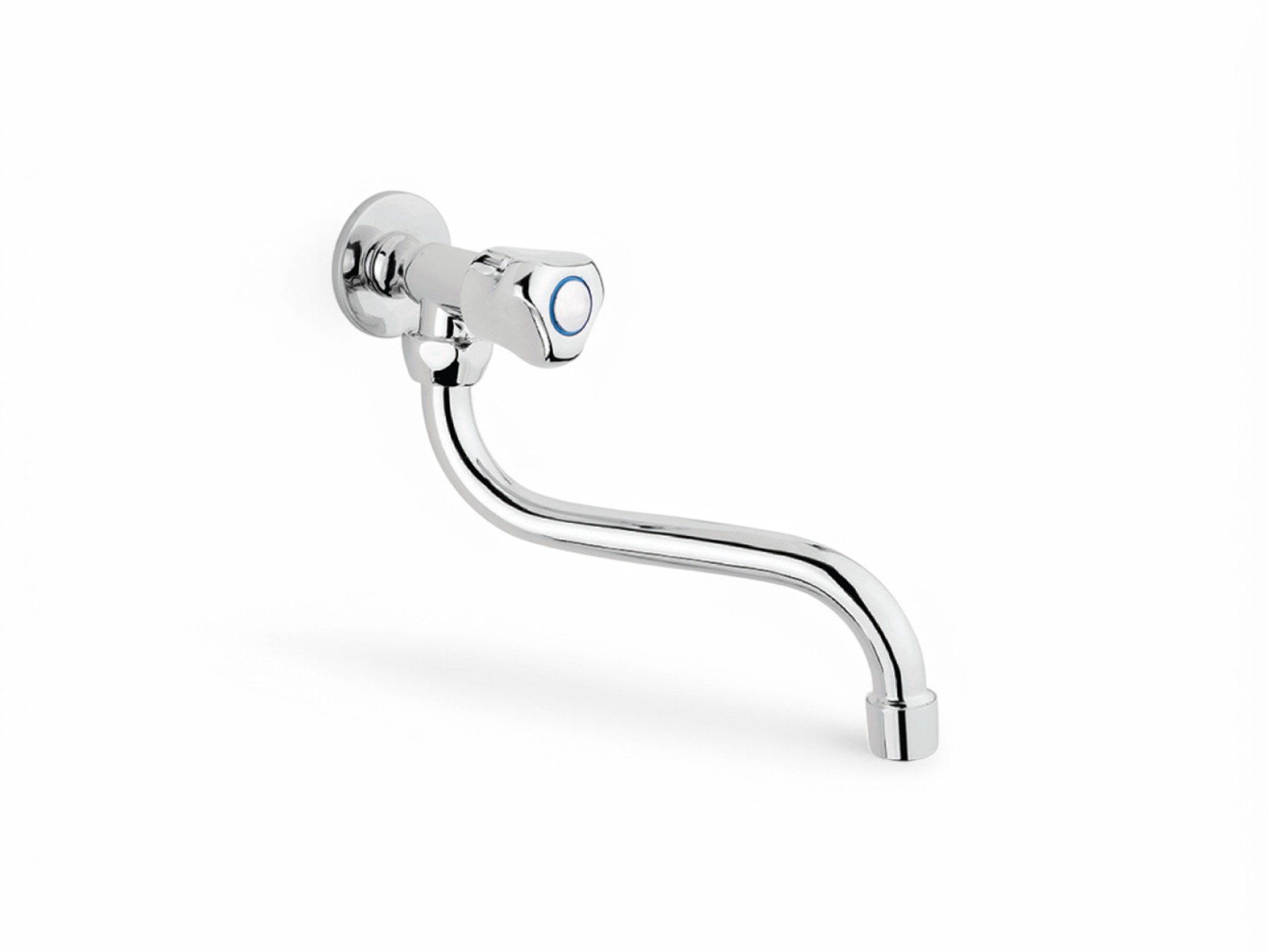 Turnable Spout Wall Sink Mixer With S Pipe  İRM-215